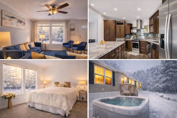 AcadiaWinterport Retreat W/Jacuzzi Bangor